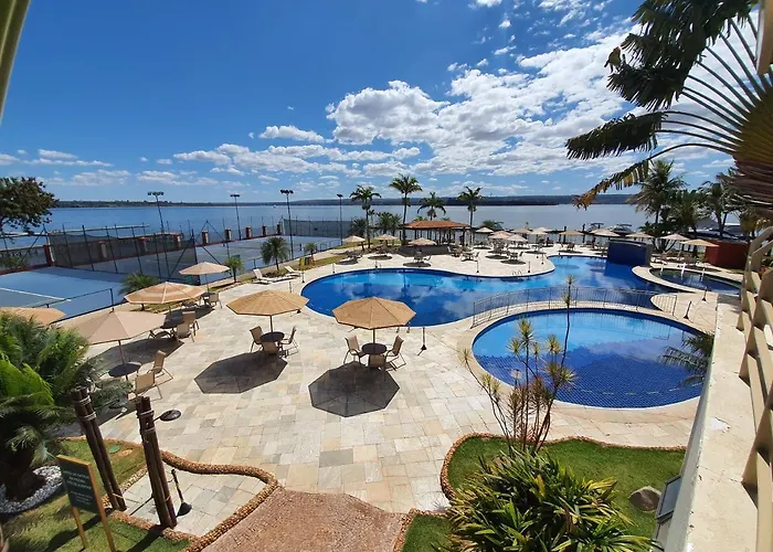 Lake Side Beira Do Lago - Piscina - Academia - Sauna- By Rei Dos Flats